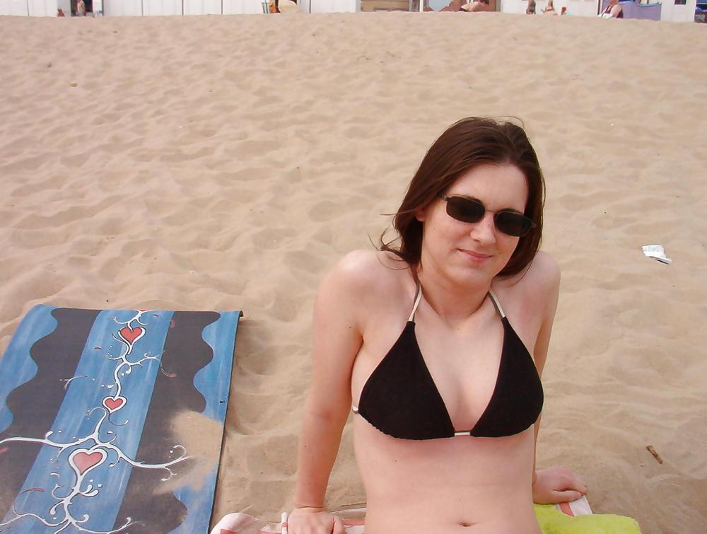 25P Italian shy brunette shows her body in lingerie