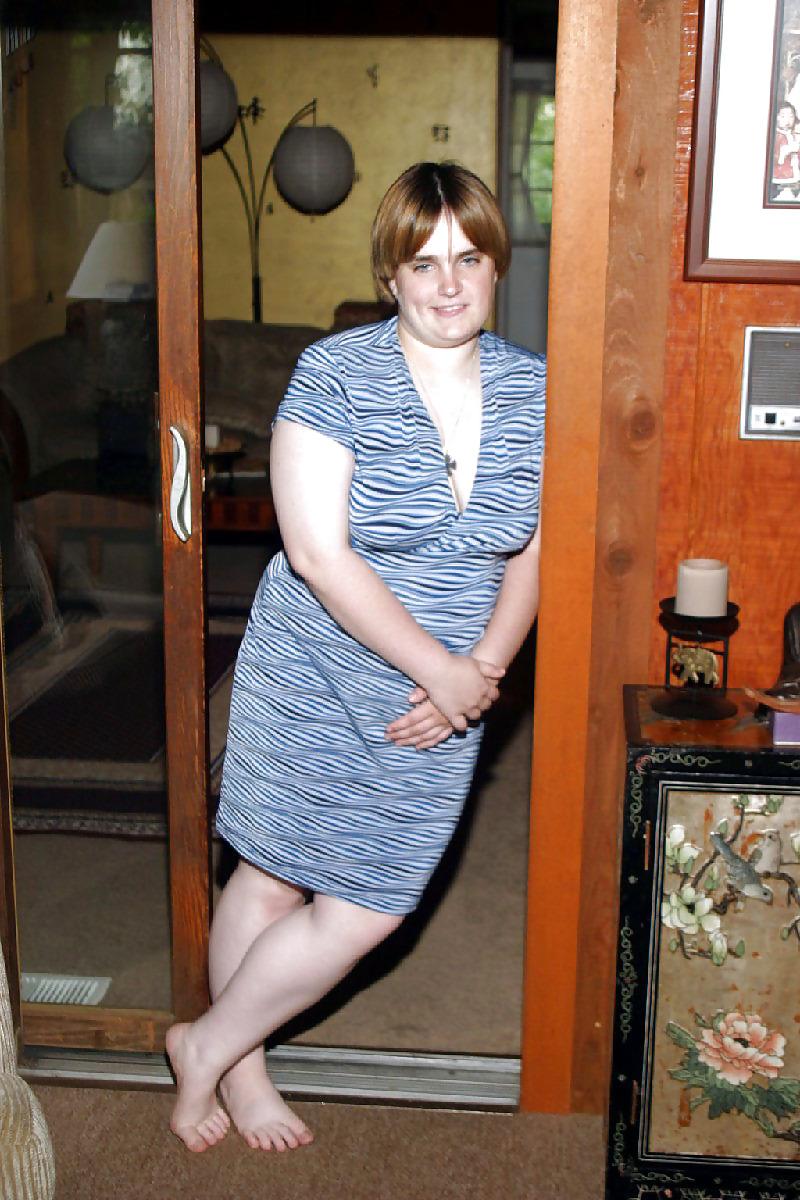 25P Kaylee in blue skirt