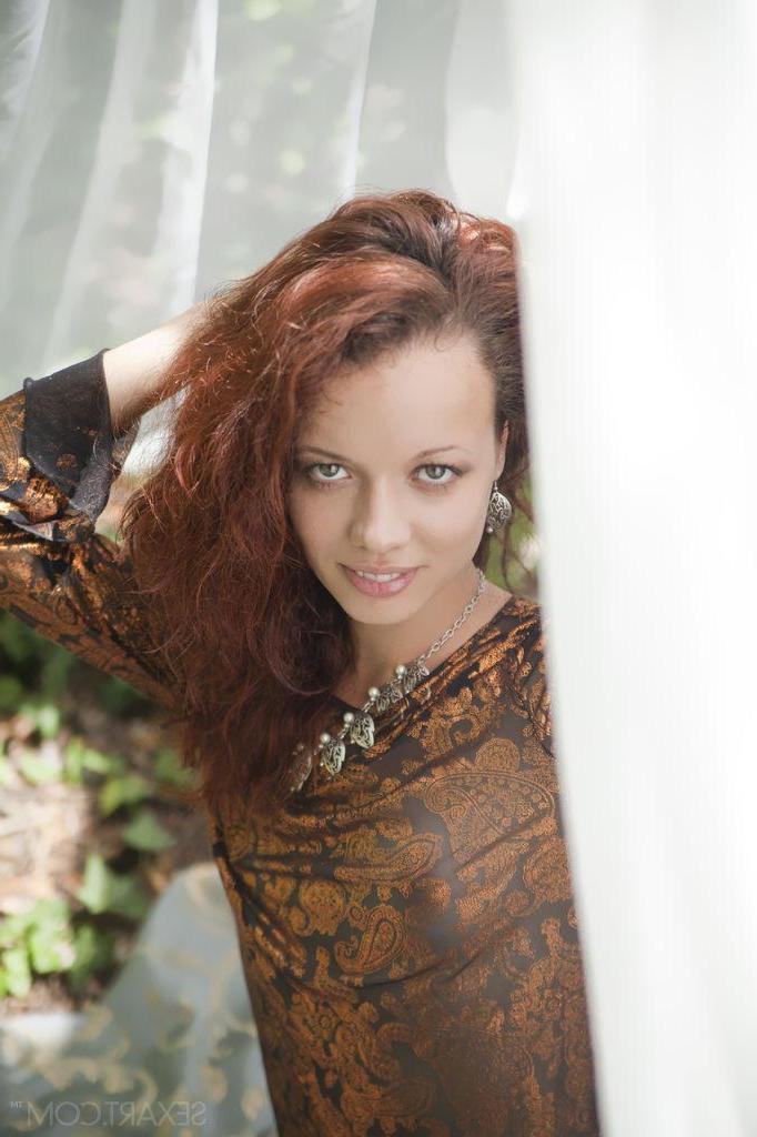 12P Pretty girl Korica A invites you on a special camping trip in the forrest