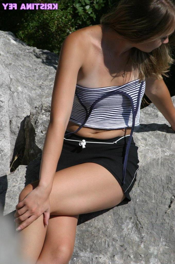 14P Pics of teen star Kristina Fey showing off her tight naked body