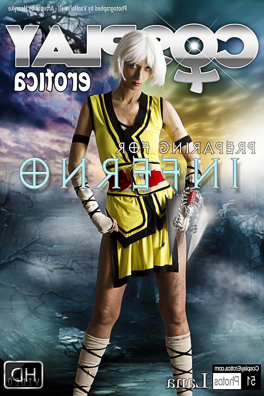 12P Cosplay babe Lana dresses as a sexy Monk from Diablo