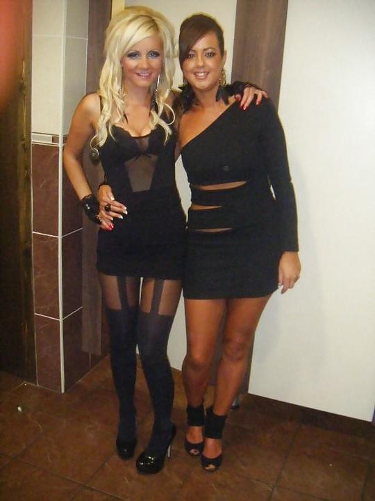 10P Nylon Diskotussis in NUTTIGEN Outfits die mich steif machen