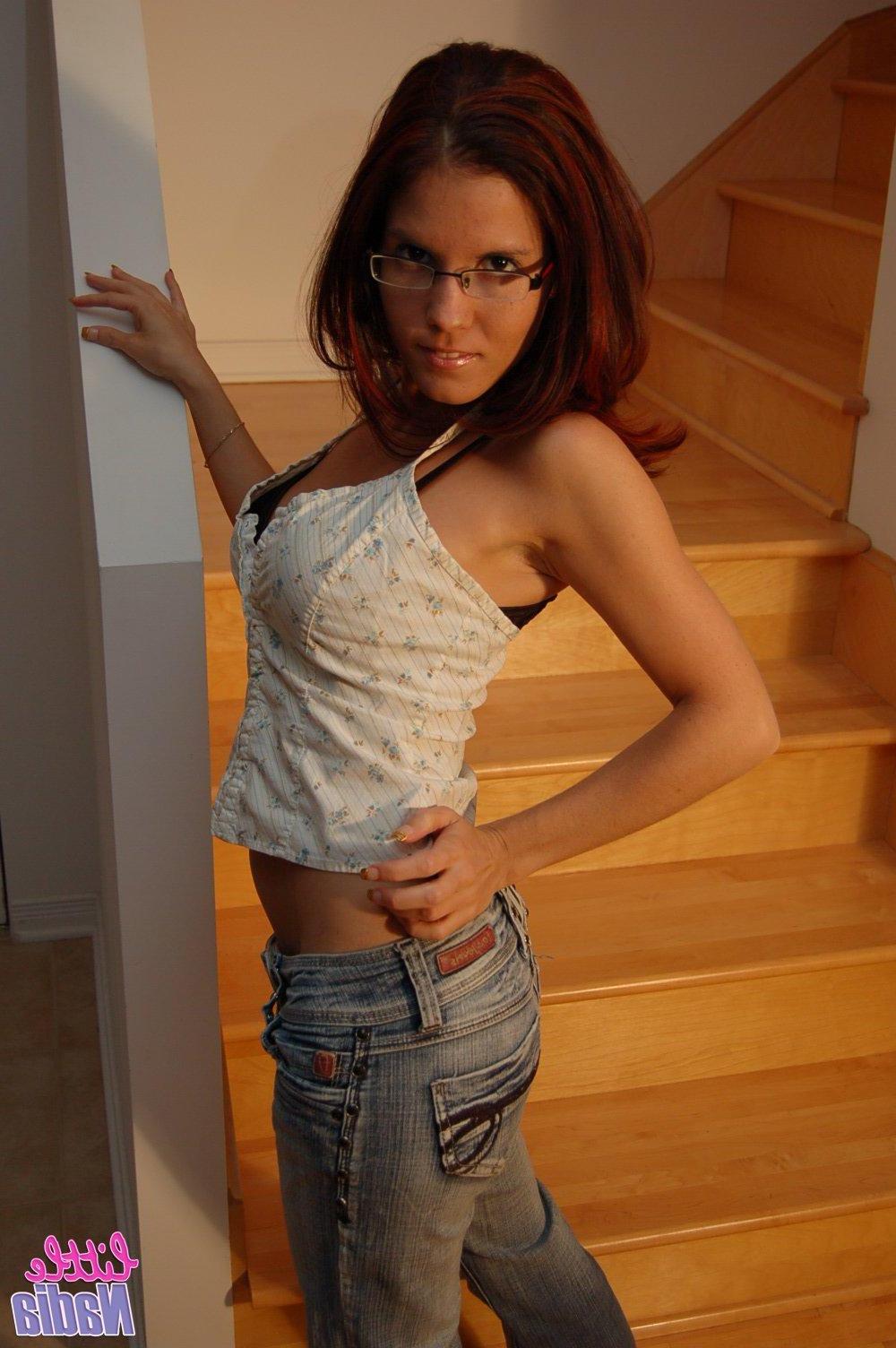 15P Pictures of Little Nadia showing you her boobs