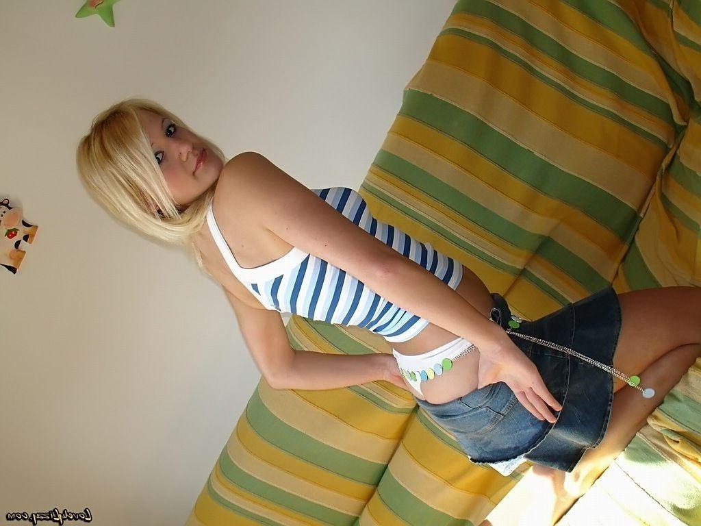 20P Pictures of teen Lovely Lizzy giving your cock a tease with her incredible body