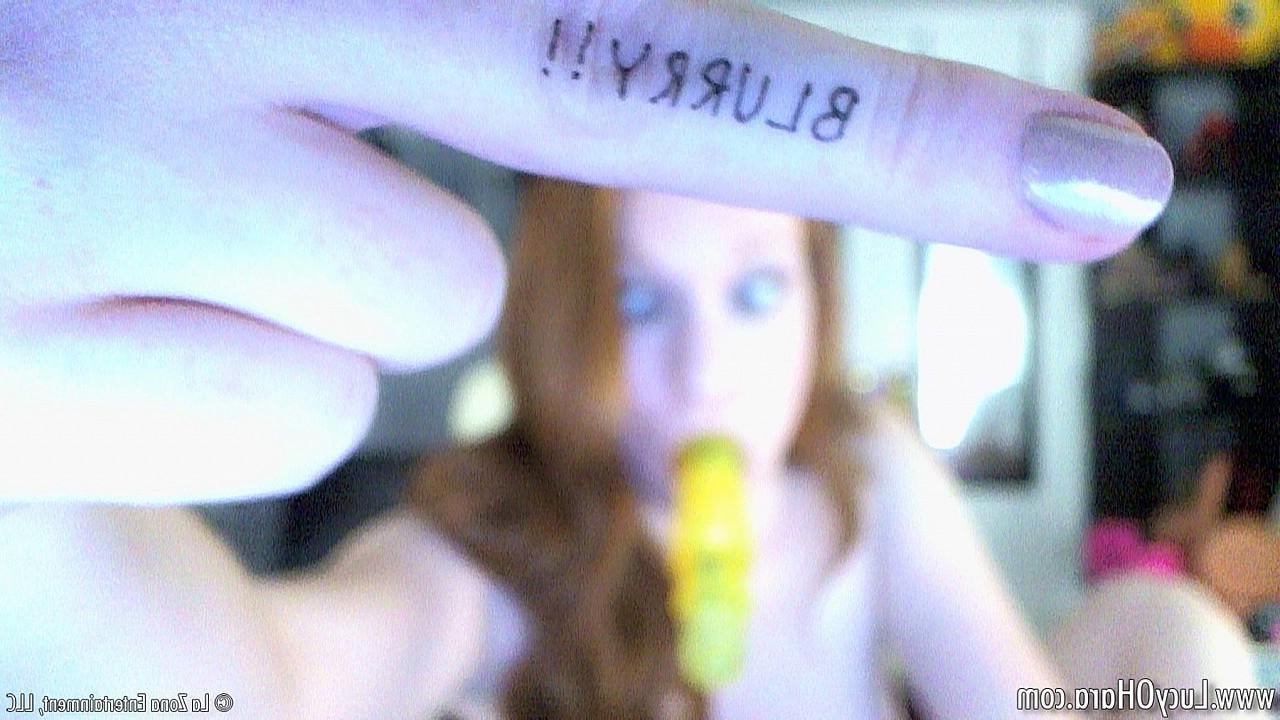 15P Lucy Ohara lets you pick the dildo that she with fucks herself with