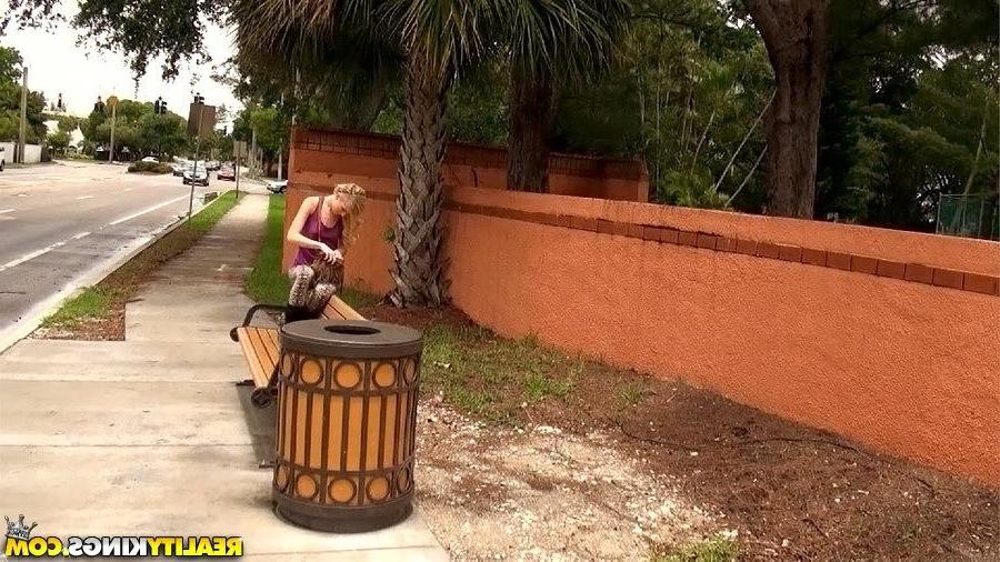 20P Blonde girl Maia Davis gets picked up on the street for some hot sex