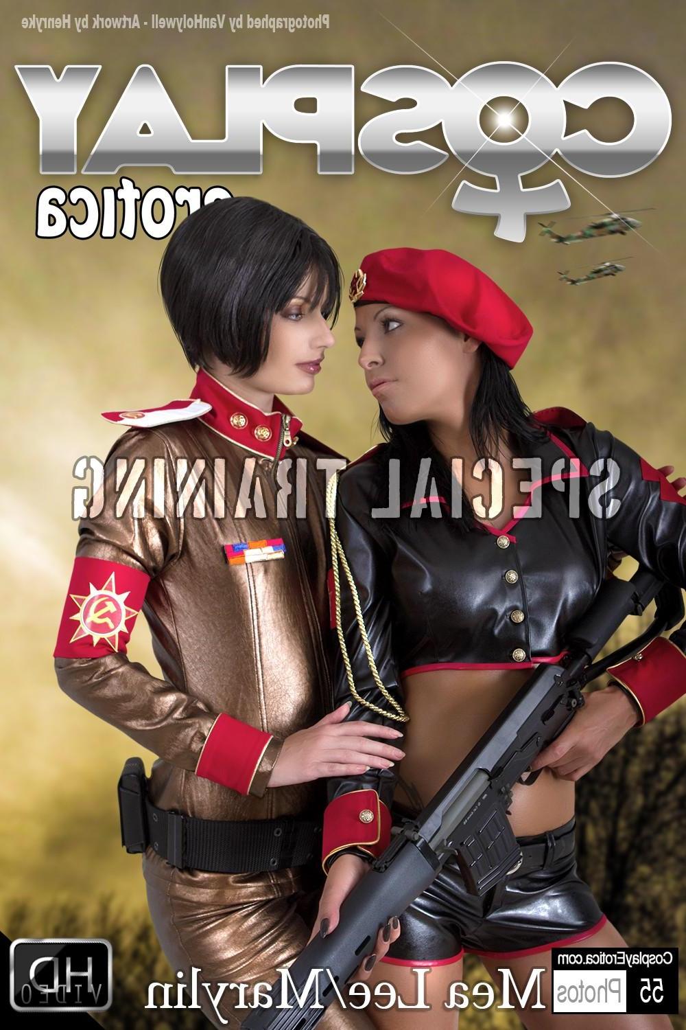 12P Mea Lee and Marylin explore their geeky fantasies in a cosplay set