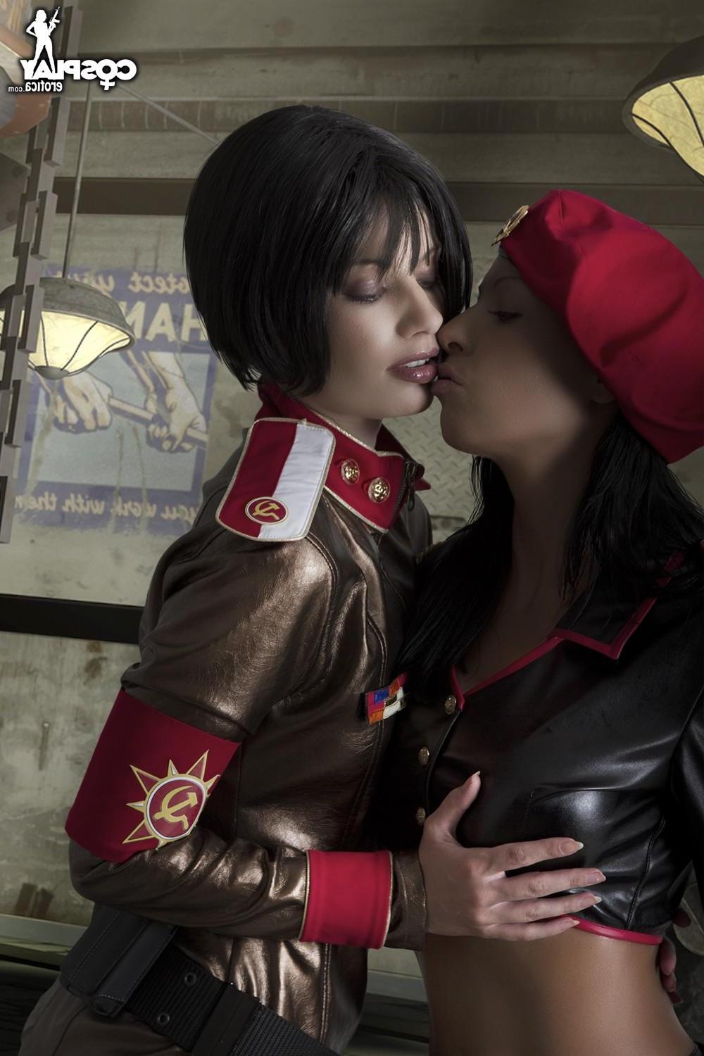 12P Mea Lee and Marylin explore their geeky fantasies in a cosplay set