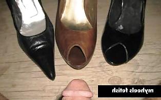 9P High heels cum & fuck
