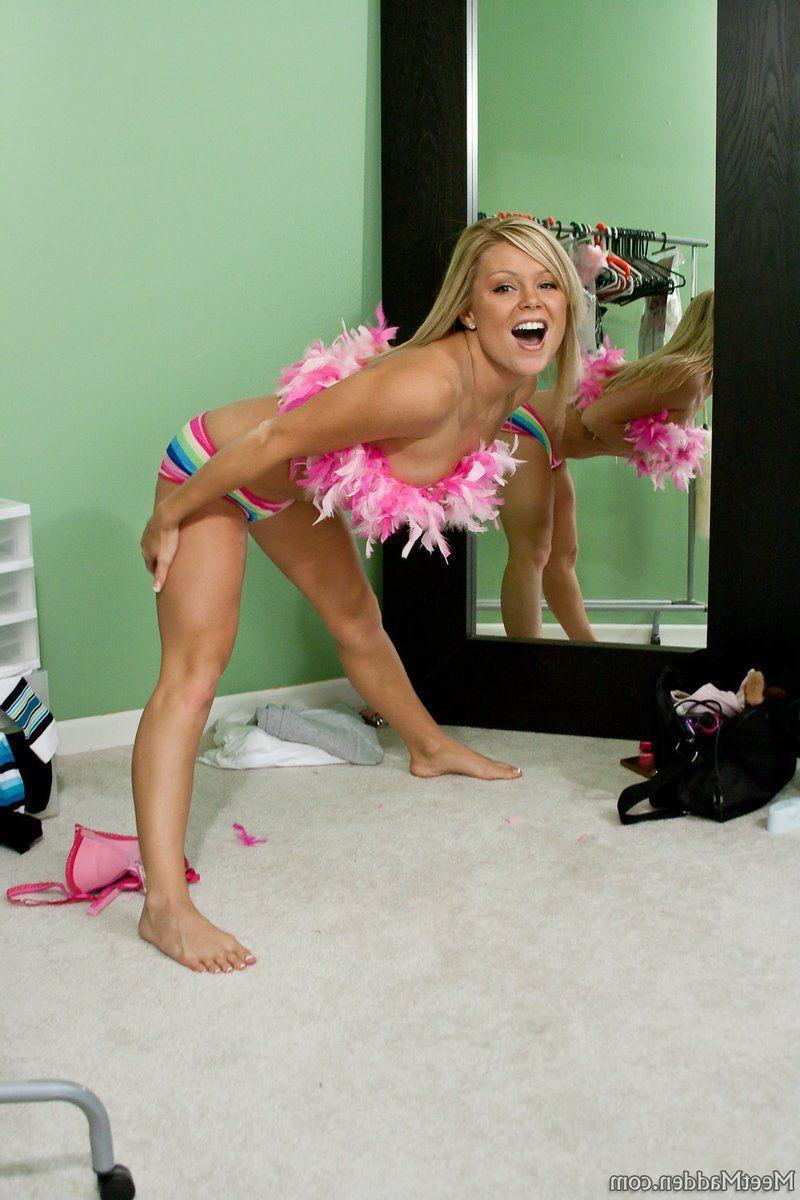 15P Pictures of teen star Meet Madden being naughty in the bedroom