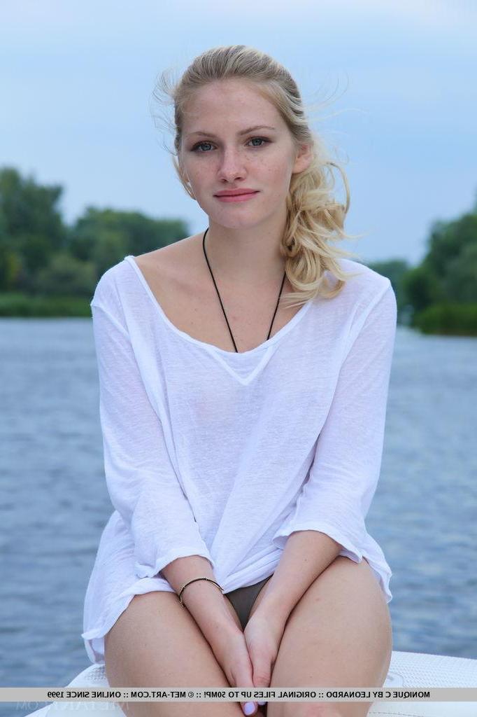 18P Beautiful blonde coed Monique invites you on a magical boat ride