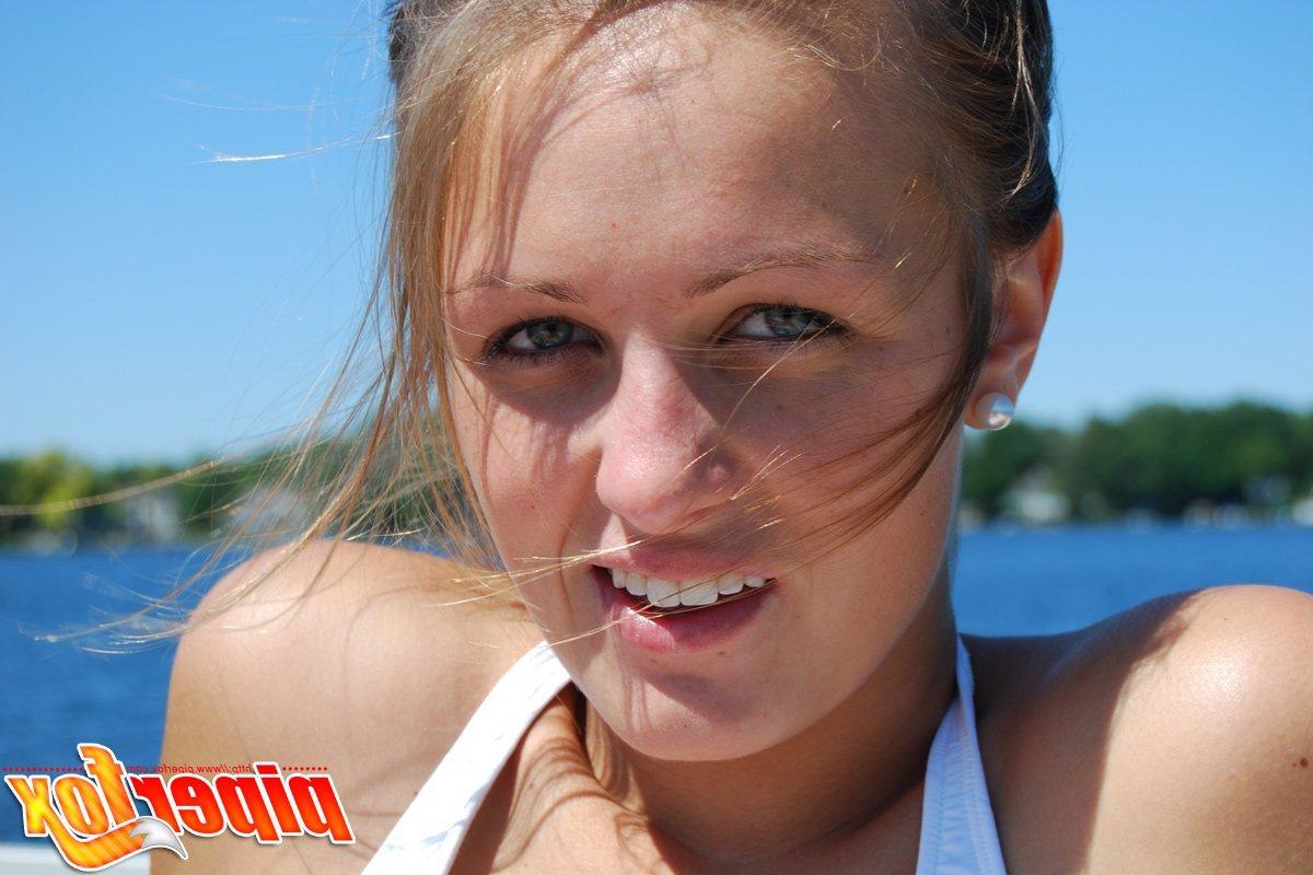 15P Pictures of teen model Piper Fox getting naked with her girlfriend