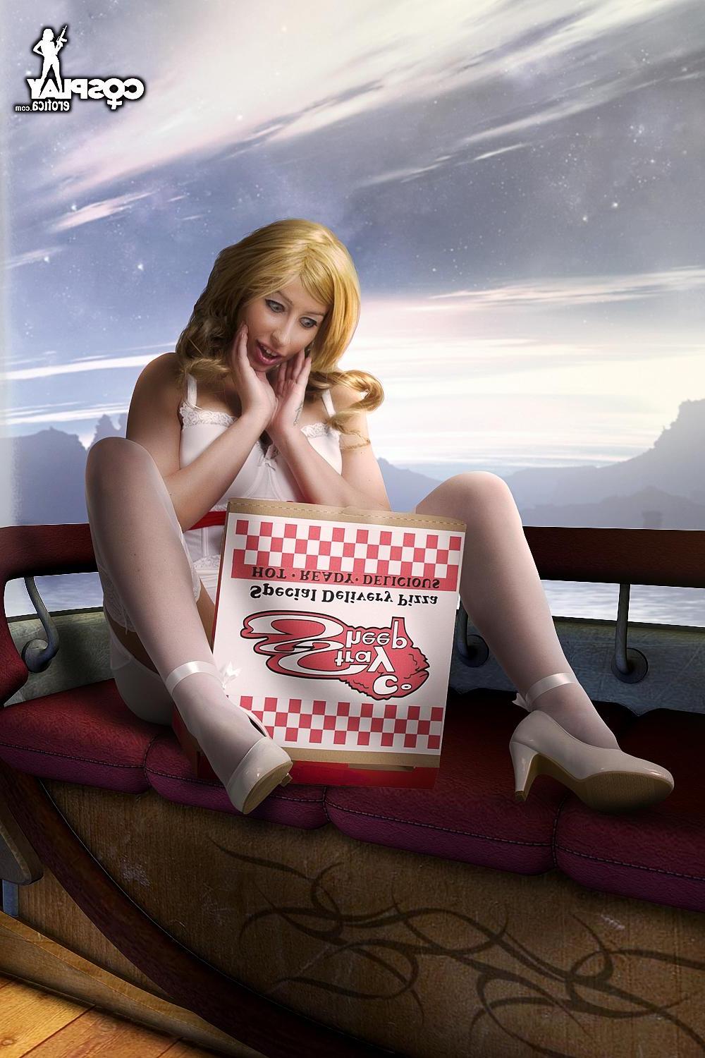 12P La cosplayeuse Sandy Bell se déguise en Catherine.