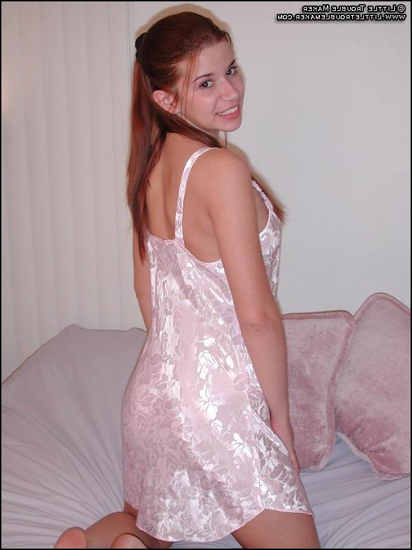 20P Joey strips off her lingerie dress