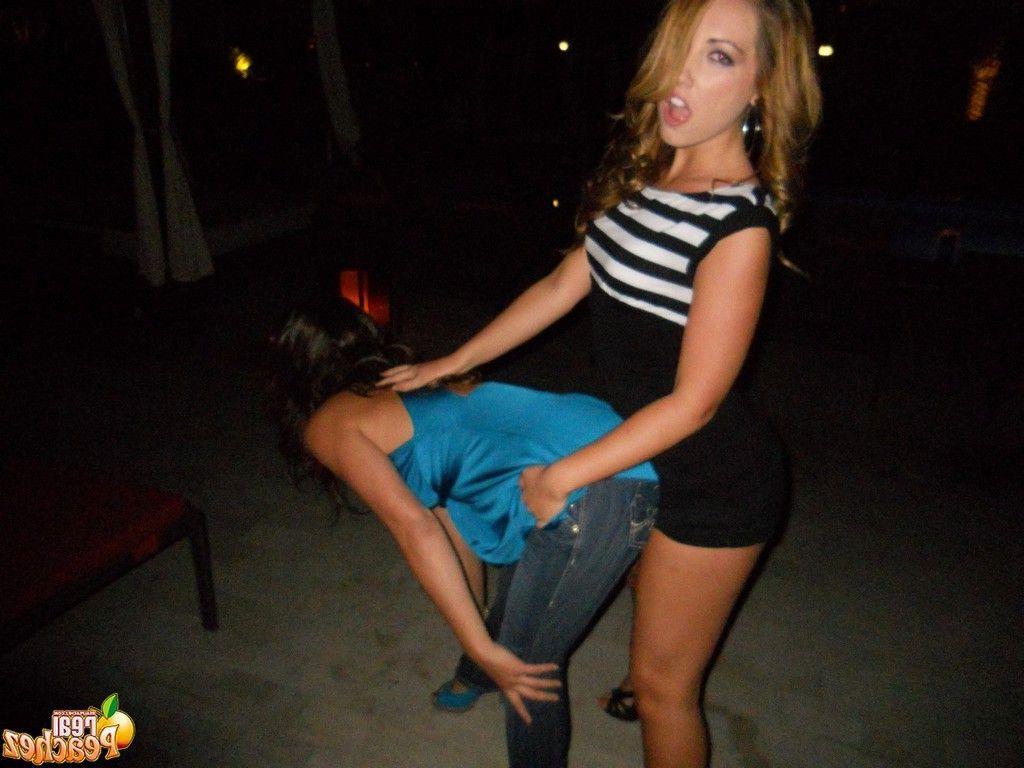 15P Pictures of teen hottie Real Peachez getting drunk and wild
