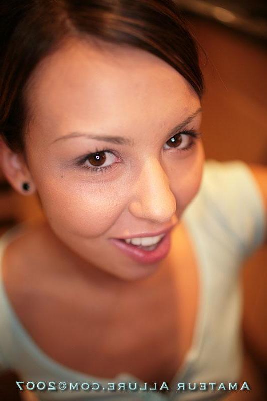 16P Sexy little teen Talia jams a cock in her mouth