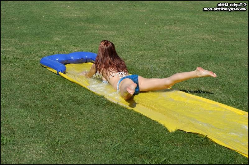 20P Pictures of Taylor Little and Tawnee Stone slipping and sliding