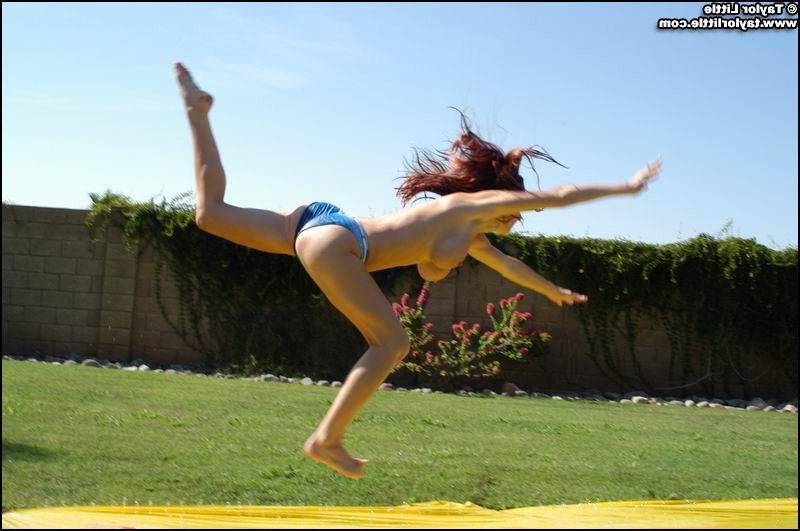 20P Pictures of Taylor Little and Tawnee Stone slipping and sliding