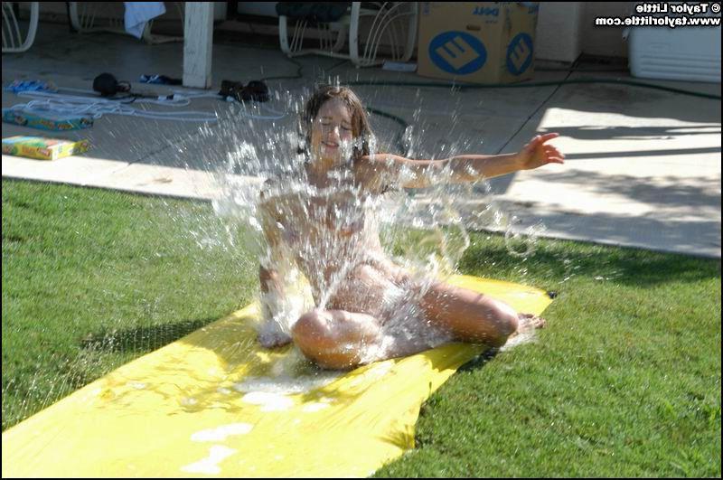 20P Pictures of Taylor Little and Tawnee Stone slipping and sliding