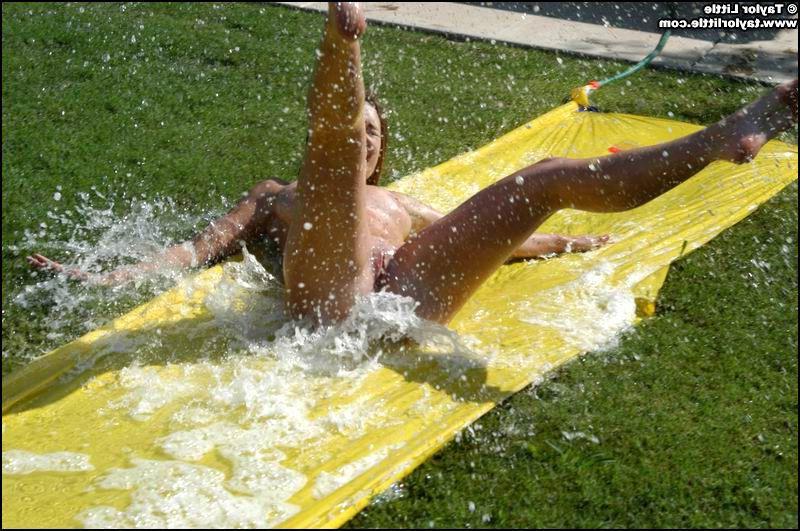20P Pictures of Taylor Little and Tawnee Stone slipping and sliding