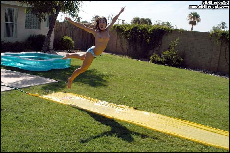 20P Pictures of Taylor Little and Tawnee Stone slipping and sliding