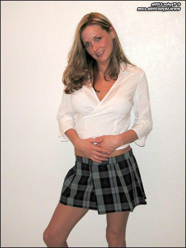 20P Pictures of Taylor Little being a naughty girl after class