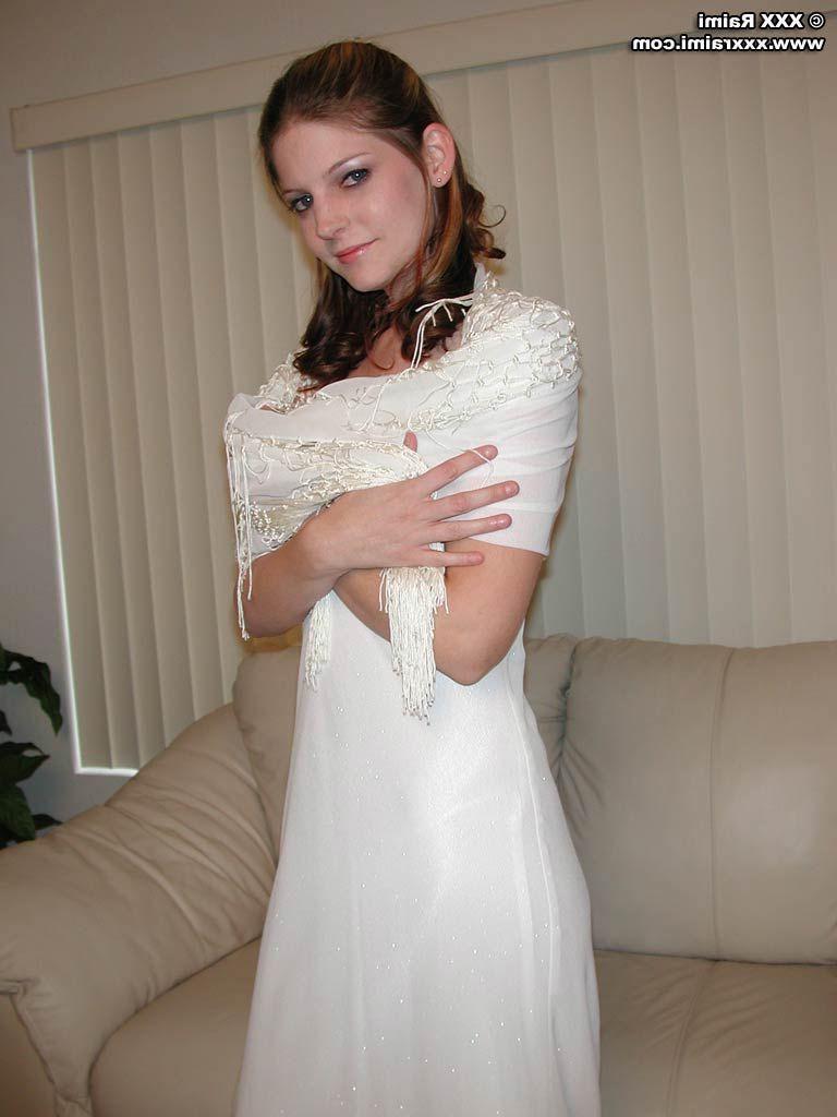 20P Pictures of teen chick XXX Raimi teasing in a white dress