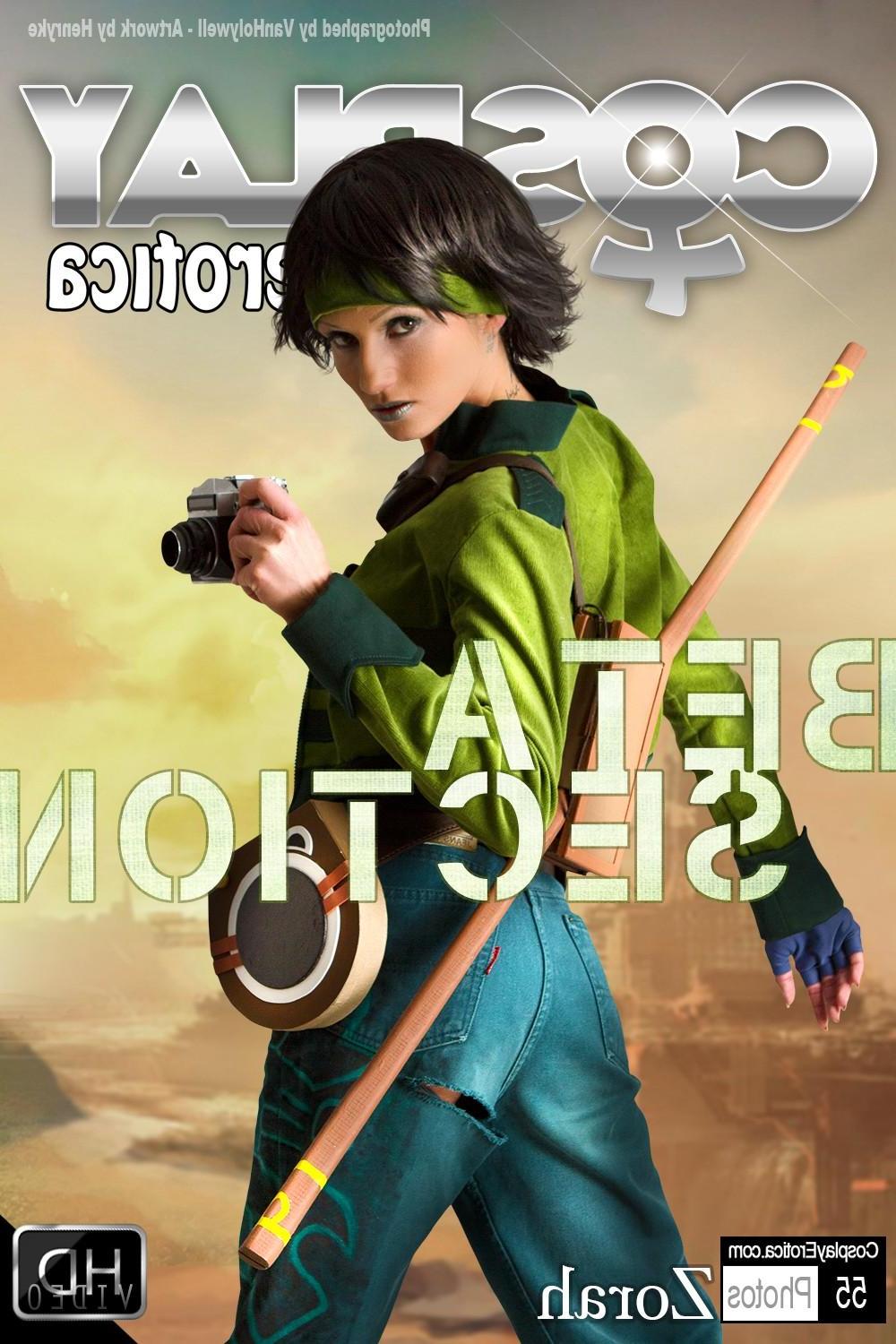 12P Cosplay hottie Zorah dresses up as Jade from Beyond Good and Evil
