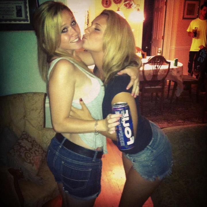 15P Stunning coeds get loose and wild while partying