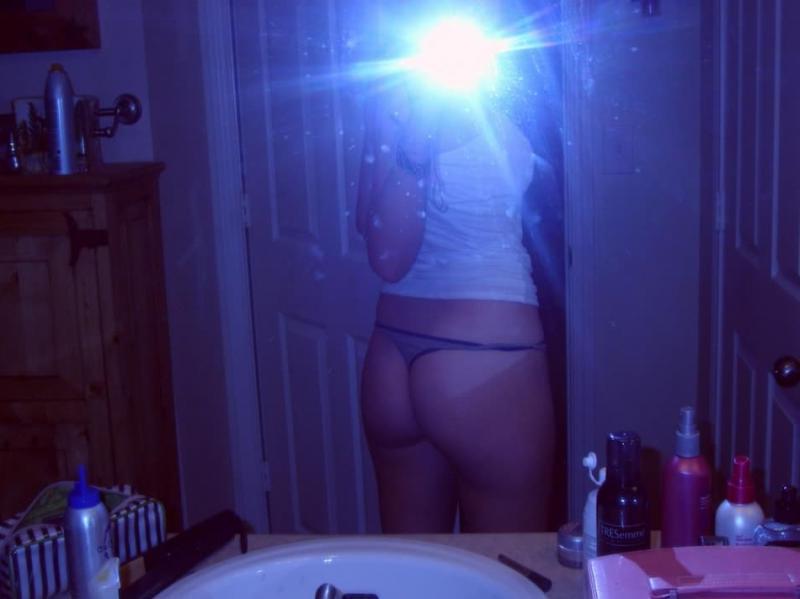 14P Busty teen chick teasing on cam by flashing her big breasts