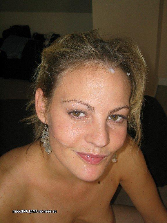 15P Photos of hardcore amateur chicks getting jizzed on