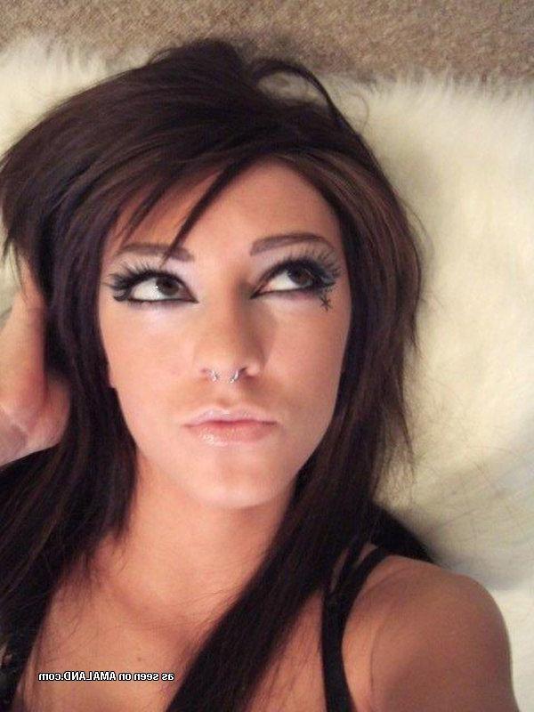 13P Sexy ass emo girl shows off her tits and tight body