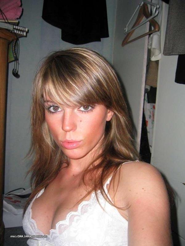 15P Hot chick flaunting her body in a sexy white nightgown