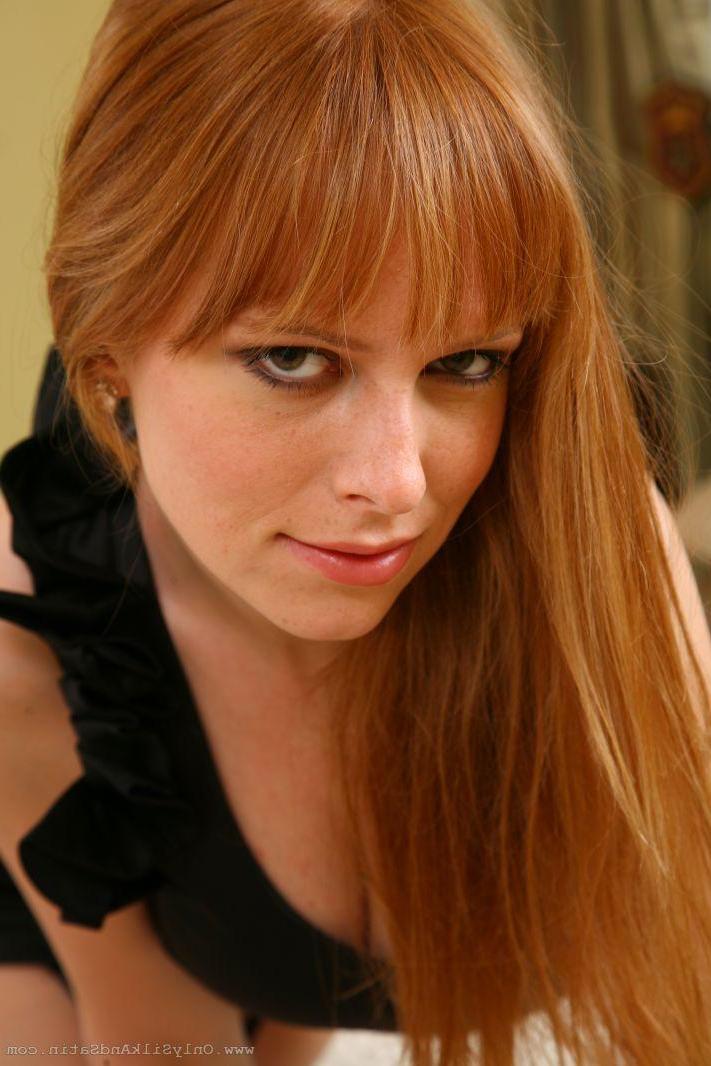 16P Monika looking gorgeous in black evening dress and stockings.