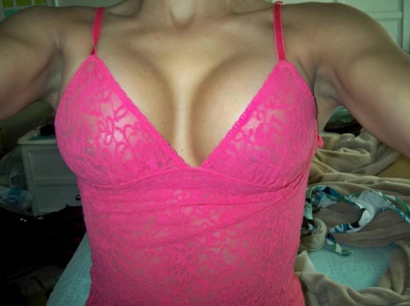 14P Hottie gets secretly recorded while showing her round tits