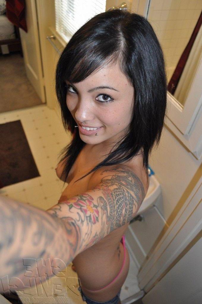 15P Pictures of a beautiful brunette teen stripping for you
