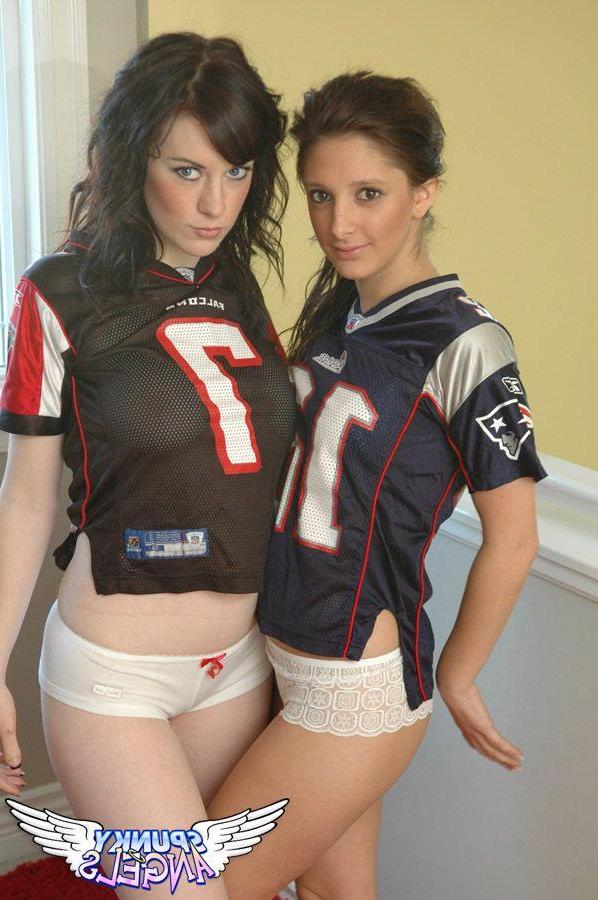 20P Pictures of Melanie and Tiffany showing support for their team
