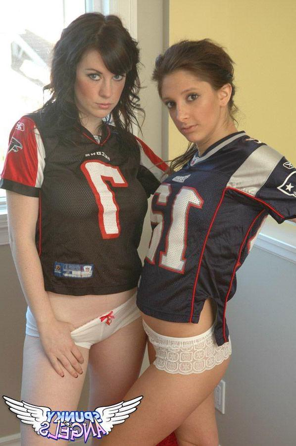 20P Pictures of Melanie and Tiffany showing support for their team