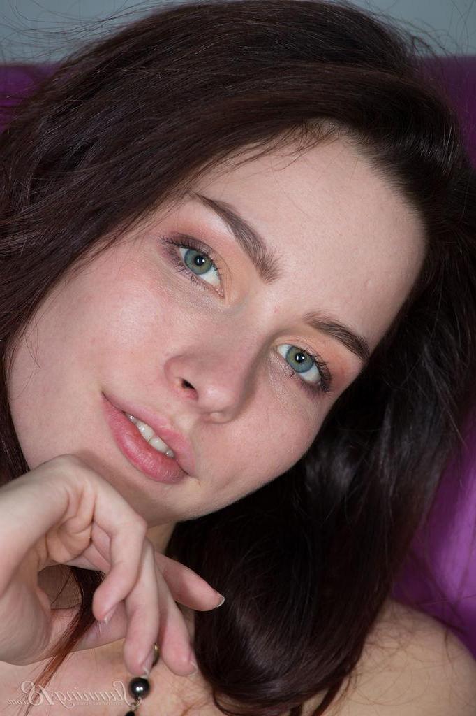 16P Gorgeous girl Alyse strips out of her black dress for you