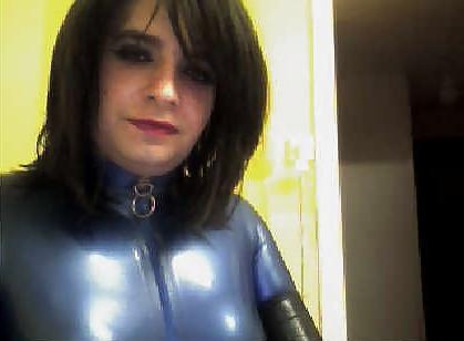 5P Blue Pearlsheen Catsuit