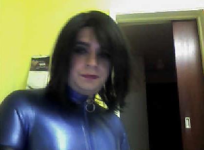 5P Blue Pearlsheen Catsuit