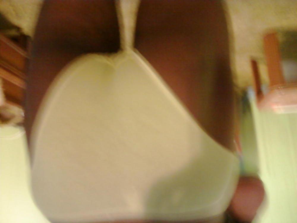 10P Cotton yellow panties + my moms nylon panties