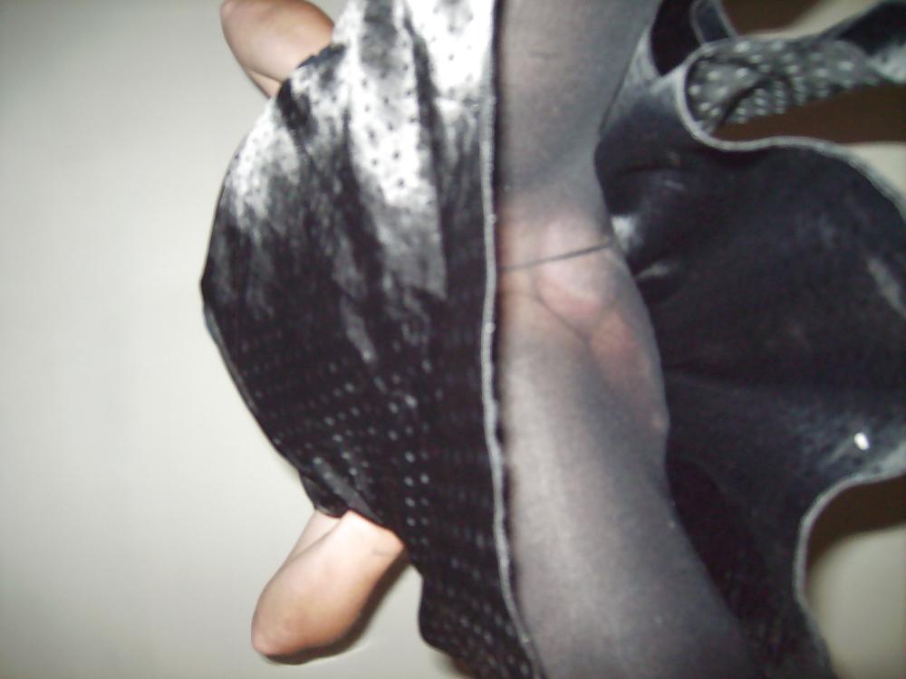 25P Leggings and satin dress