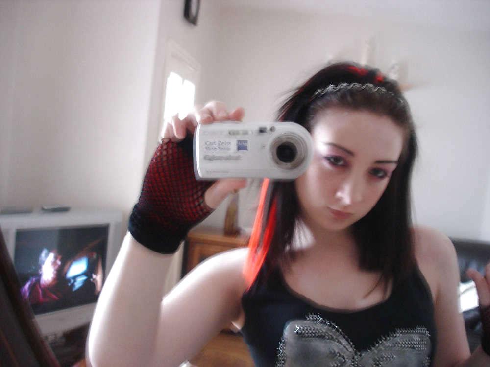 15P Emo girl in costumes