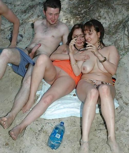 25P Group Sex Amateur Beach #rec Voyeur G4