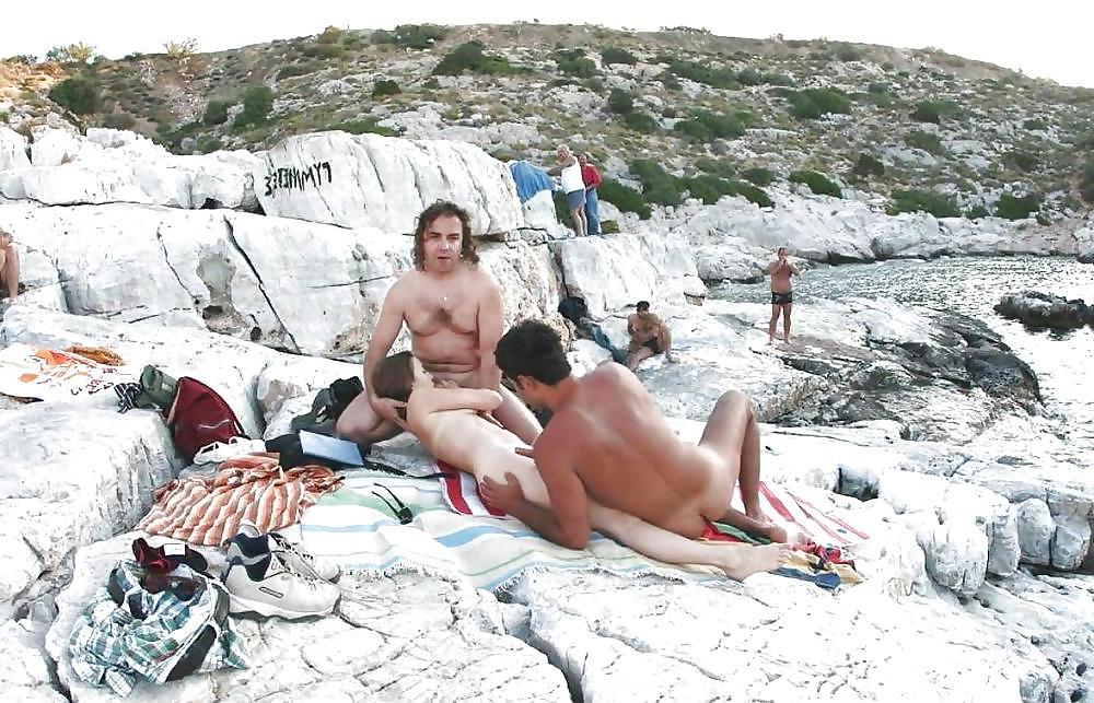 25P Group Sex Amateur Beach #rec Voyeur G4