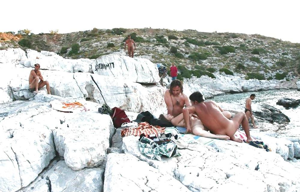 25P Group Sex Amateur Beach #rec Voyeur G4