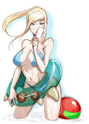 25P Samus Aran Metroid Hentai