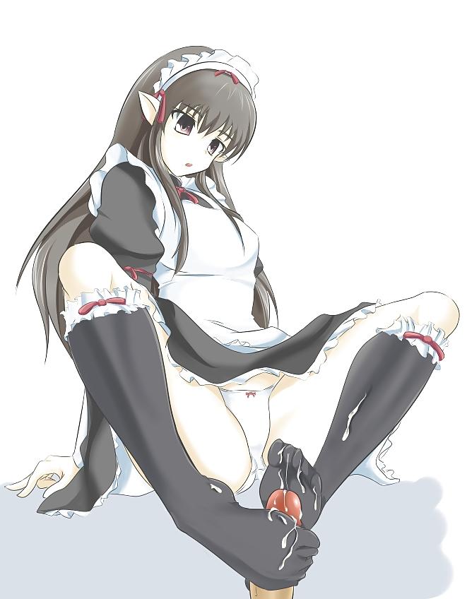 17P Hentai Footjobs