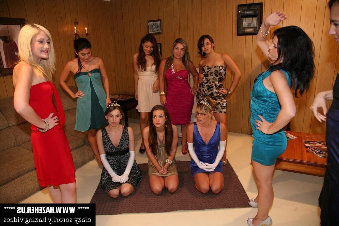 15P Girls from Gamma Sorority in hazing action